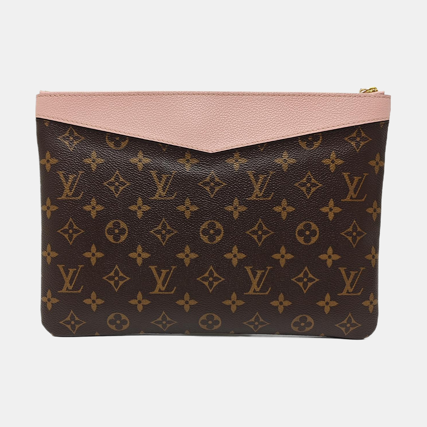 DAILY Monogram Coated Canvas Brown