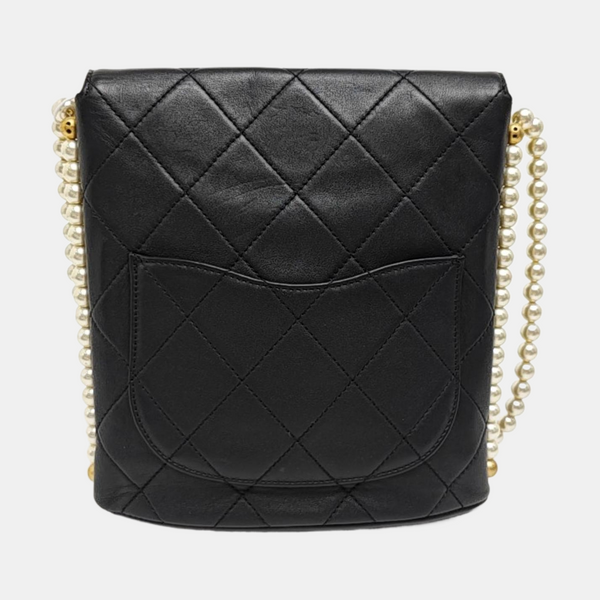 Quilted Calfskin Small Black