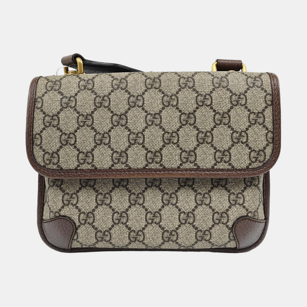 Neo Vintage Small Monogram Coated Canvas Beige