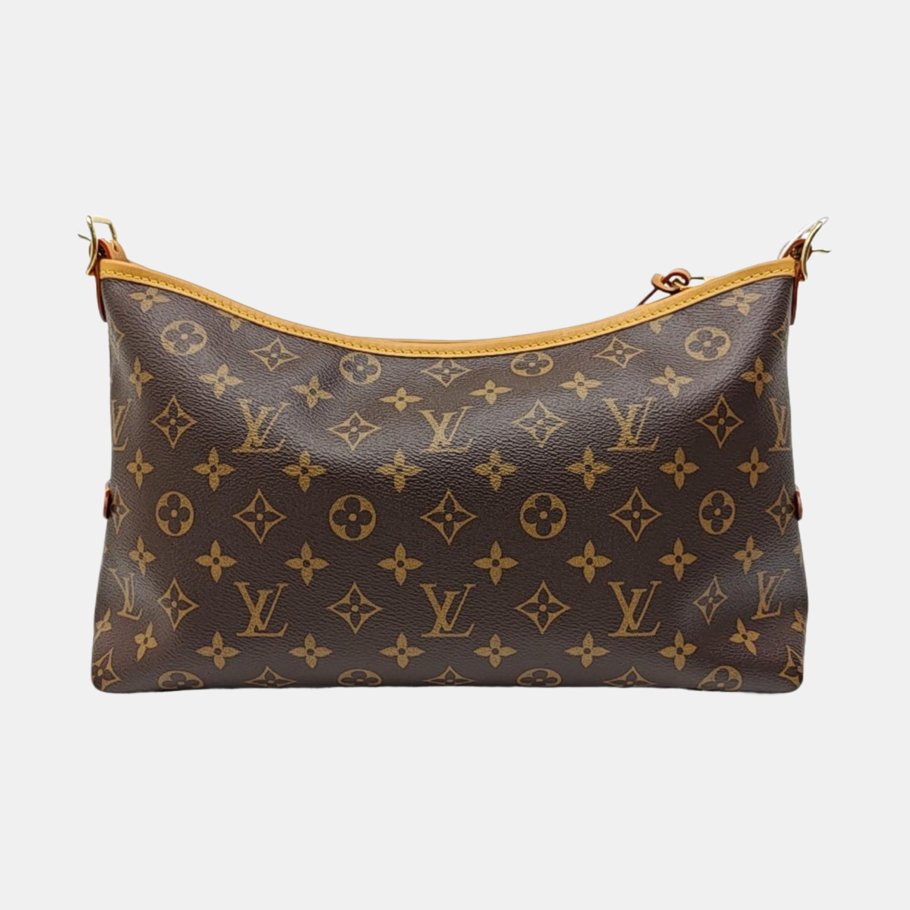 CARRYALL Small Monogram Coated Canvas Brown