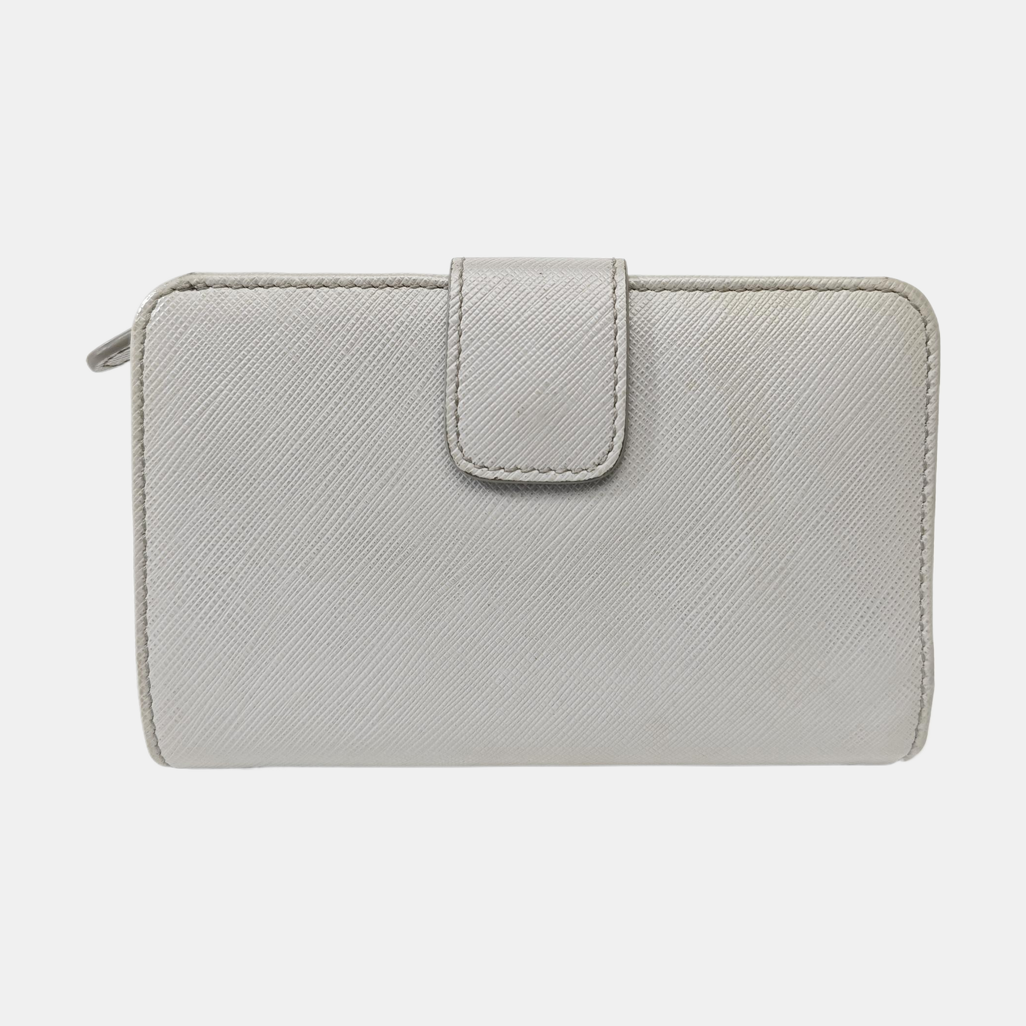 Gancini Calfskin Gray Wallet