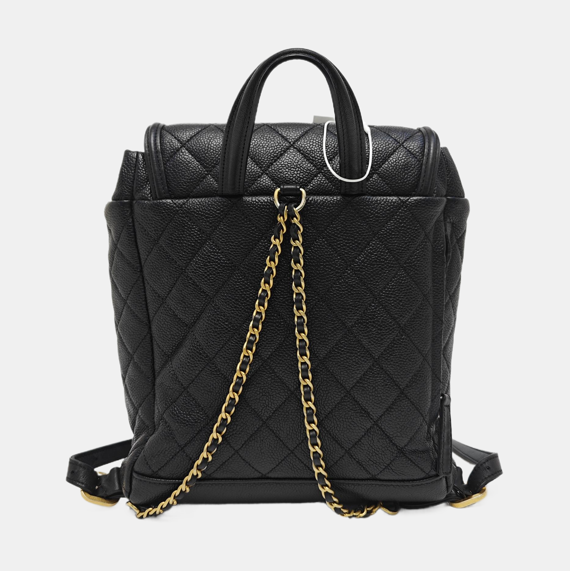 FILIGREE Small Quilted Grained Calfskin Black