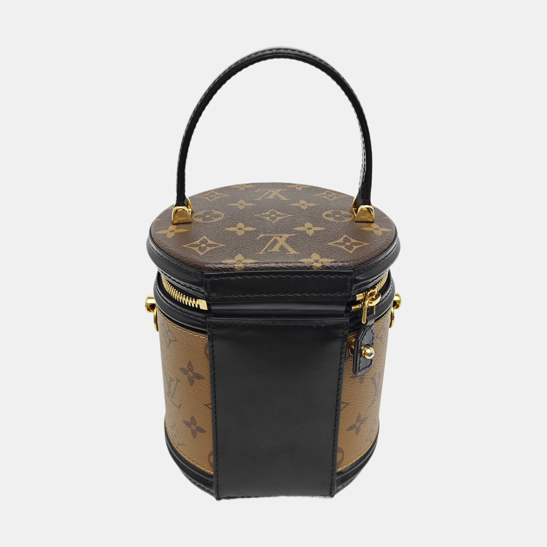 CANNES PM Monogram Coated Canvas Brown