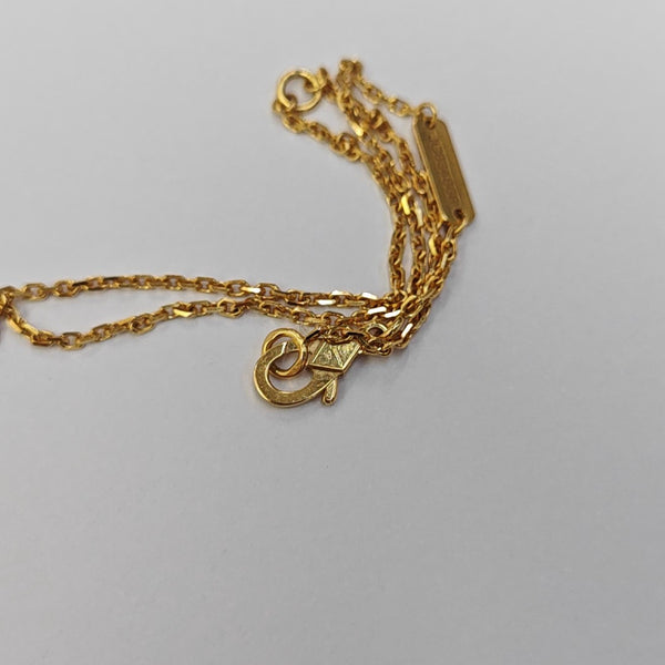 Vintage Alhambra 18k Gold Necklace