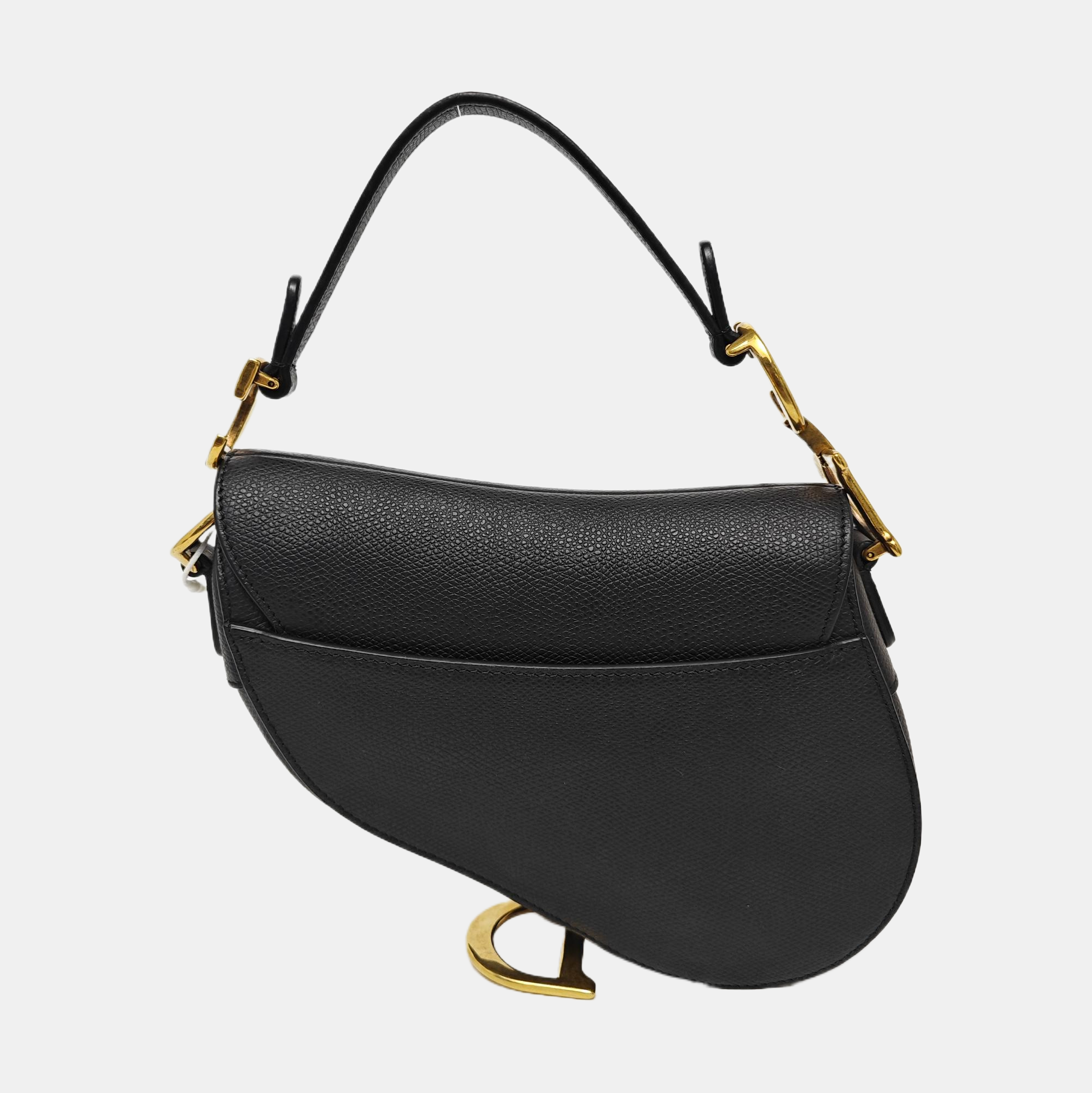 Saddle Mini Calfskin Black