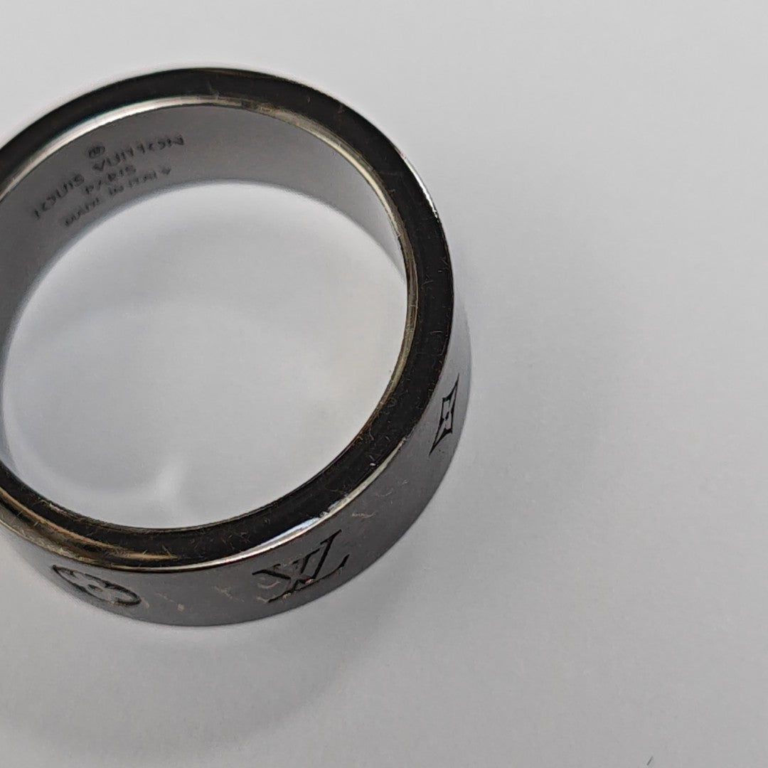 Metal Black Ring EU 62