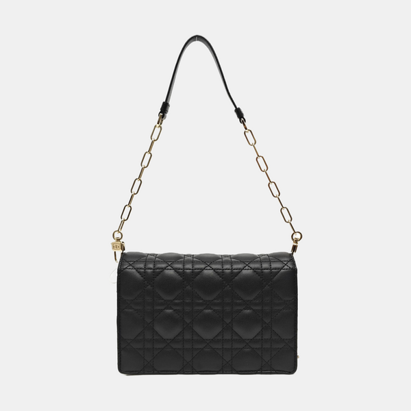 Lady Dior Small Cannage Lambskin Black