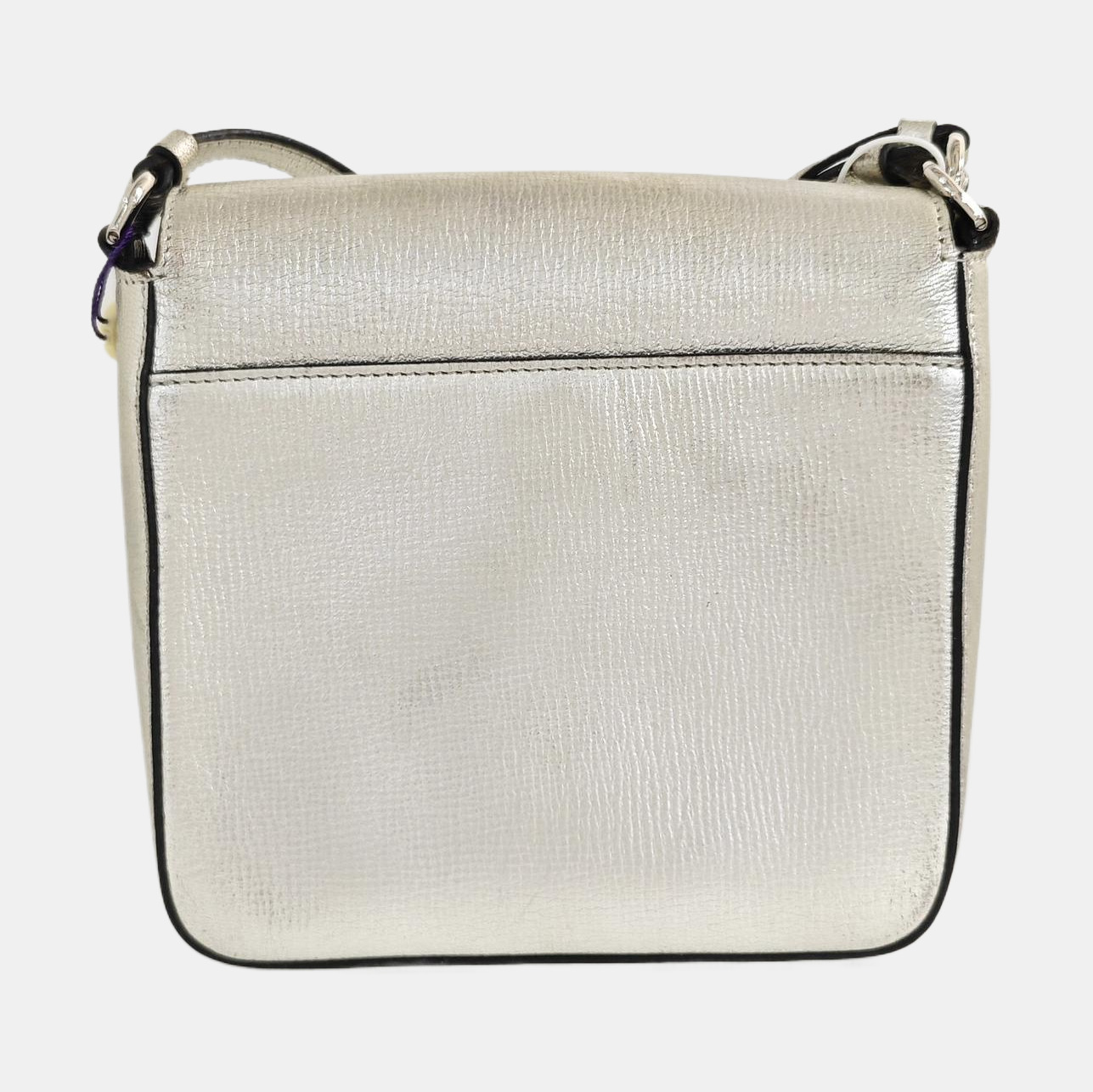 Gancino Calfskin Silver