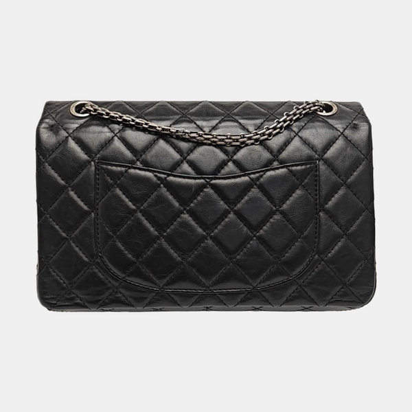 2.55 227 (jumbo) Quilted Vintage Calf Black
