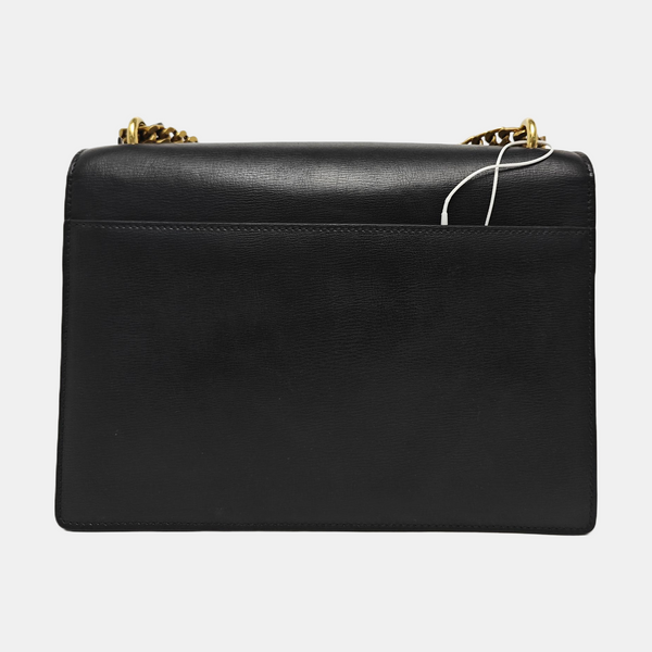 SUNSET Medium Calfskin Black