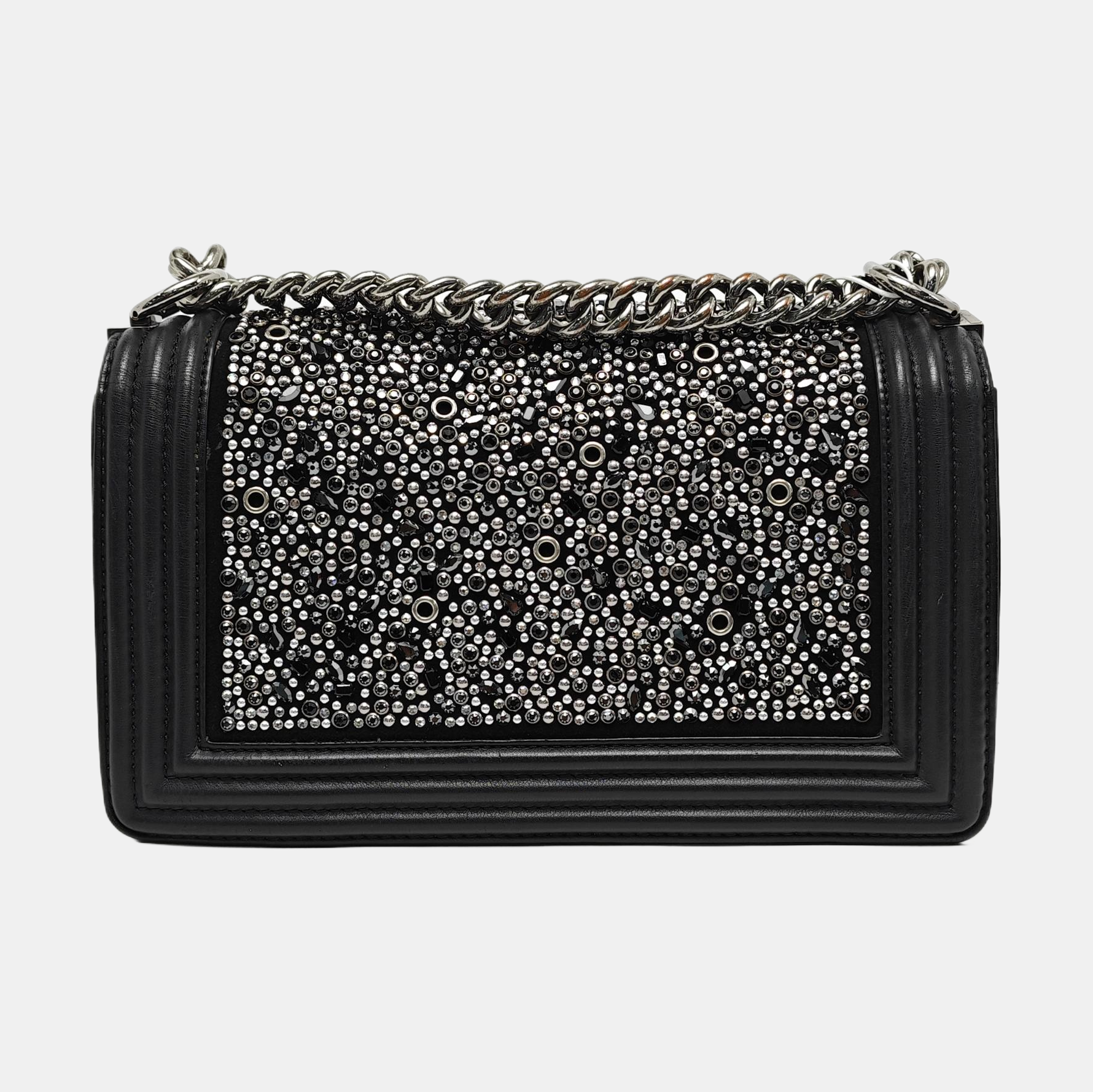 BOY CHANEL Medium Special Material Black