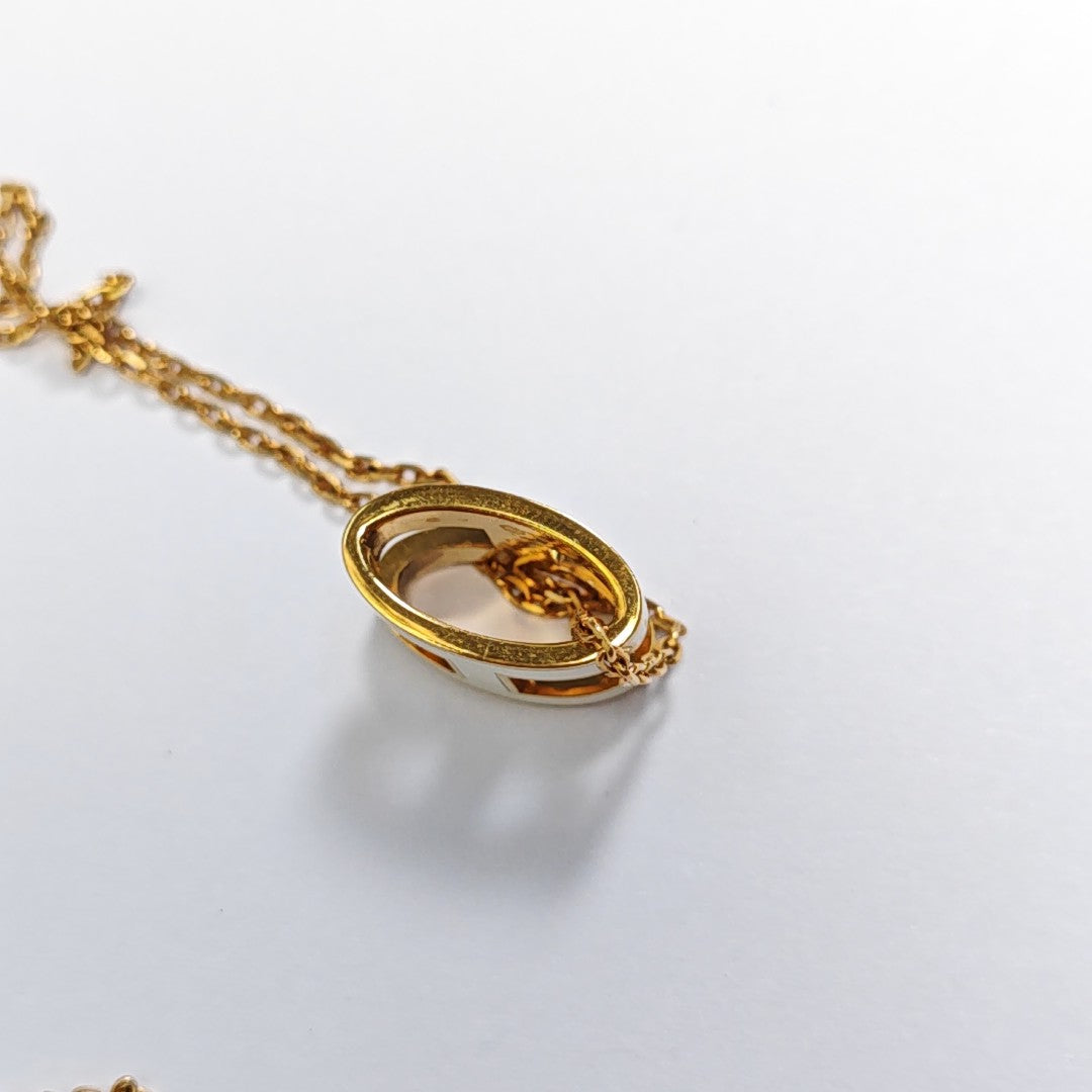 Pop H Metal Gold Necklace