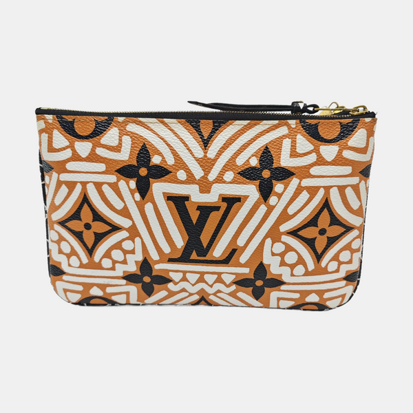 DOUBLE ZIP Coated Canvas Multicolor
