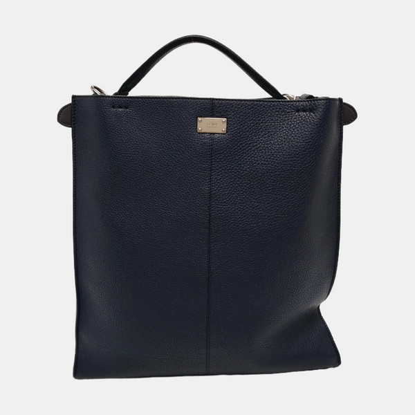 Authenticated pre-owned  Peekaboo Calfskin Blue - Tote Bag at Looply
