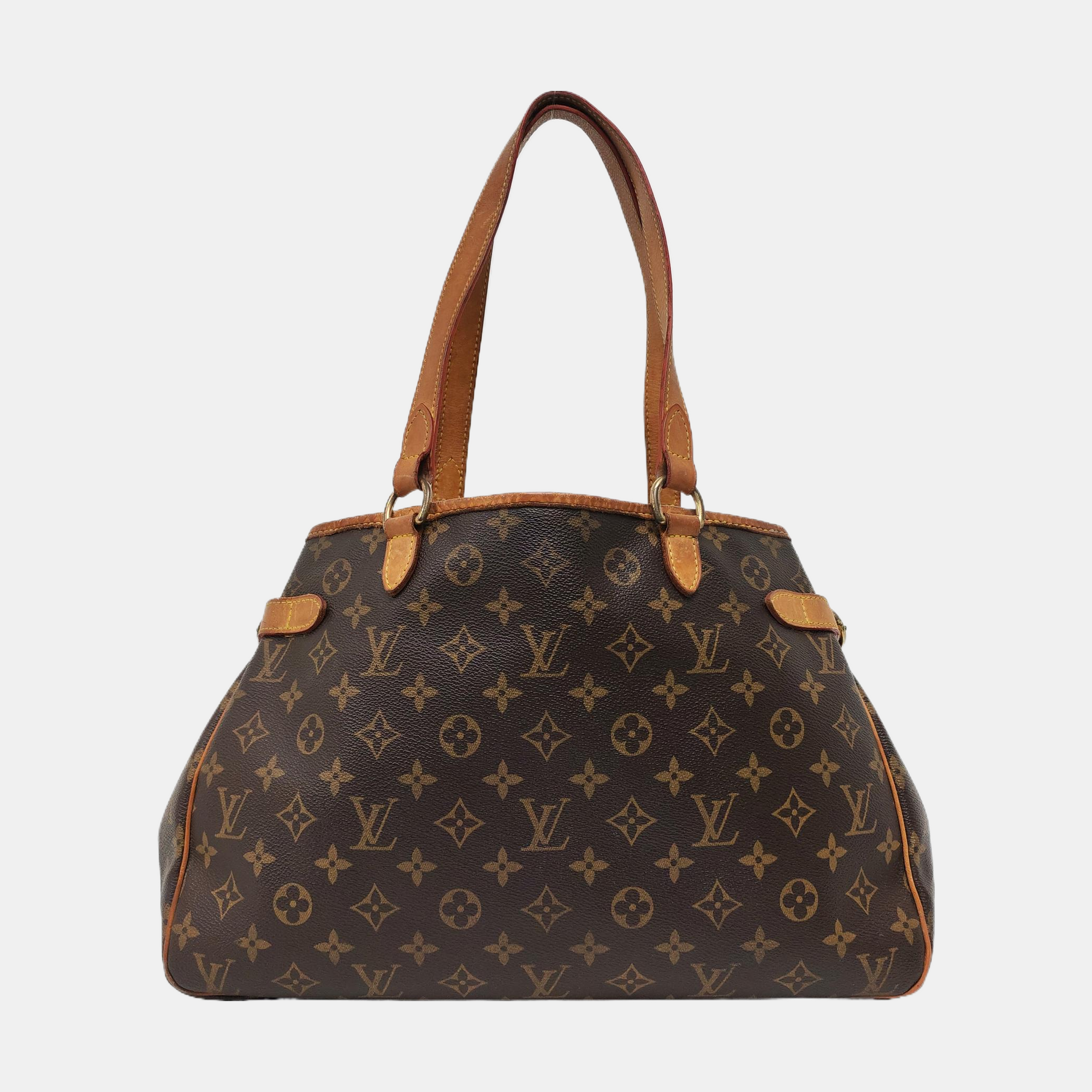 BATIGNOLLES GM Monogram Coated Canvas Brown