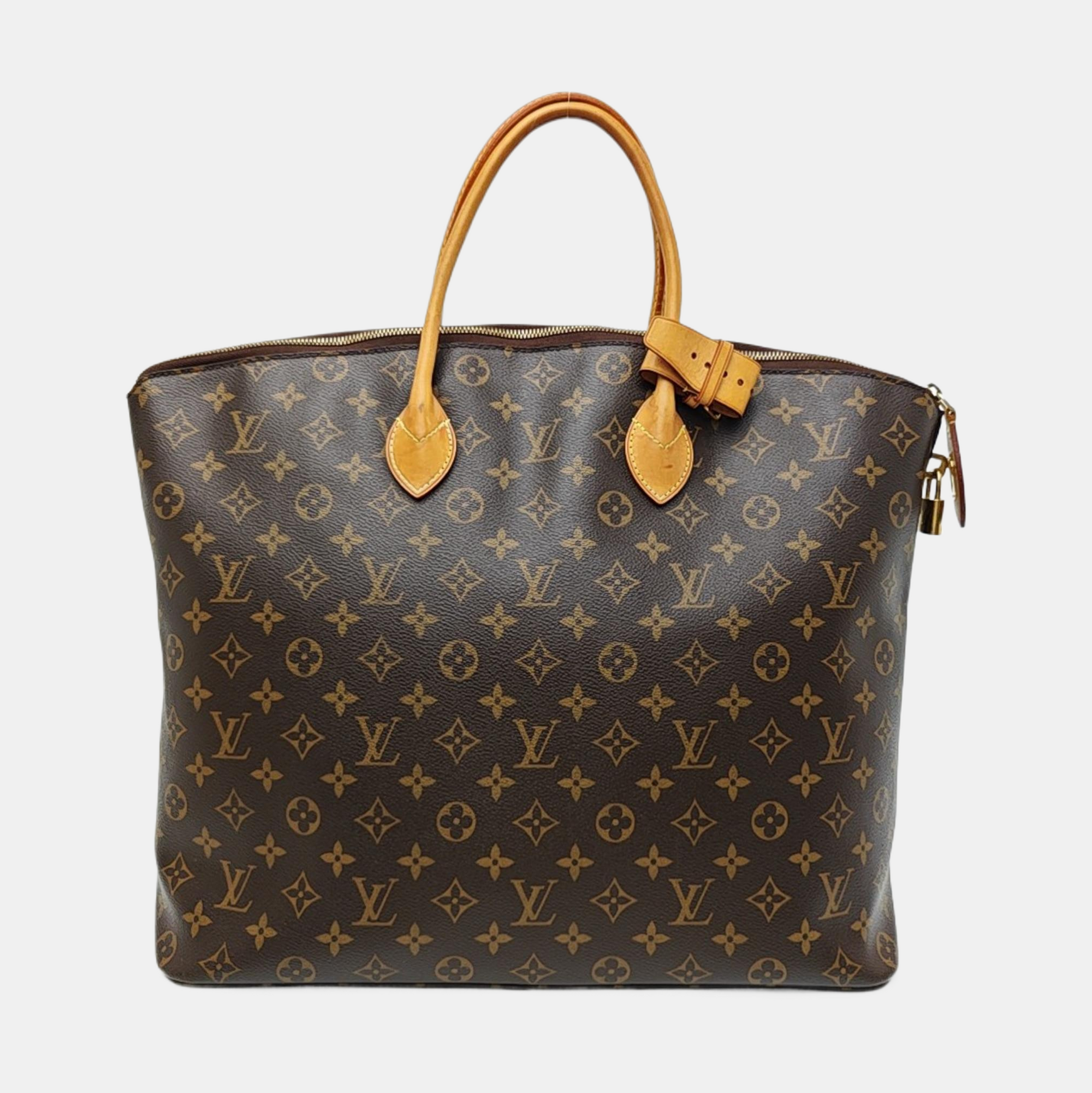 LOCKIT Monogram Coated Canvas Brown