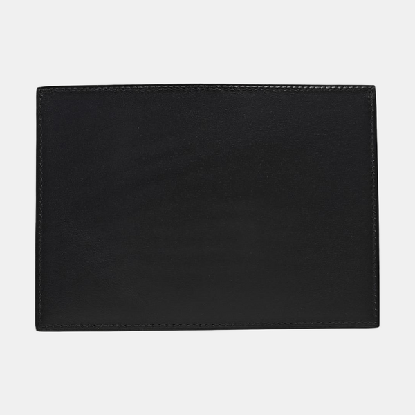 Box Calf Card Holder Black