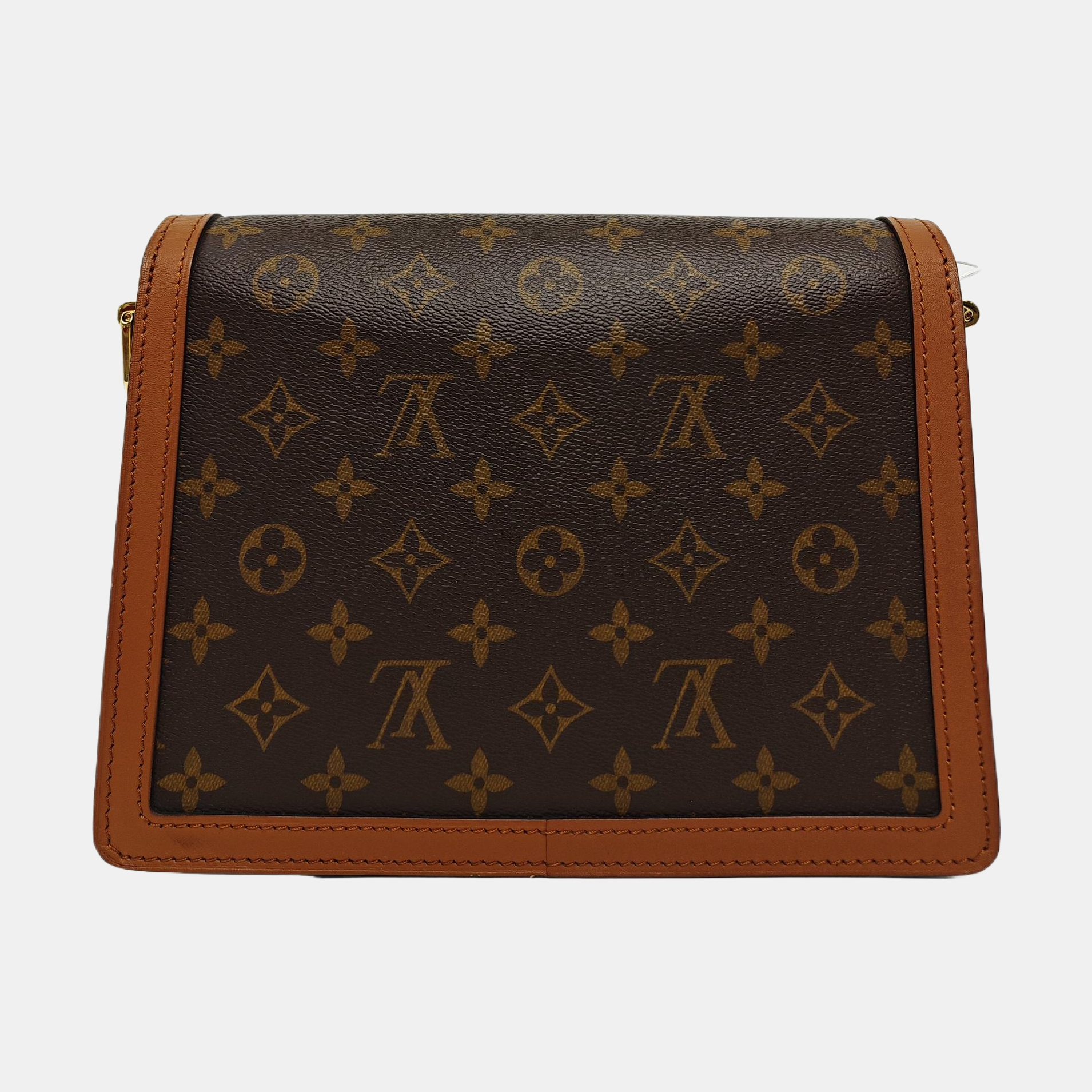 DAUPHINE MM Monogram Coated Canvas Brown