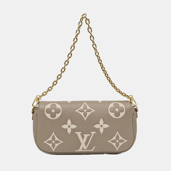 IVY Monogram Calfskin Gray