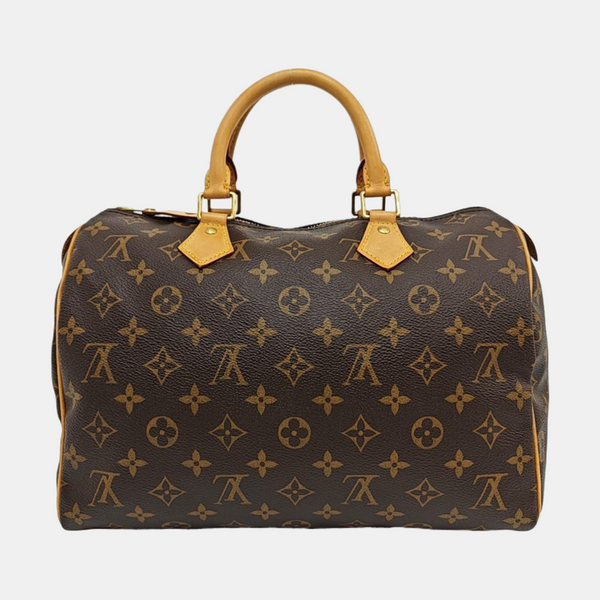 SPEEDY 30 Lona revestida Monogram marrón