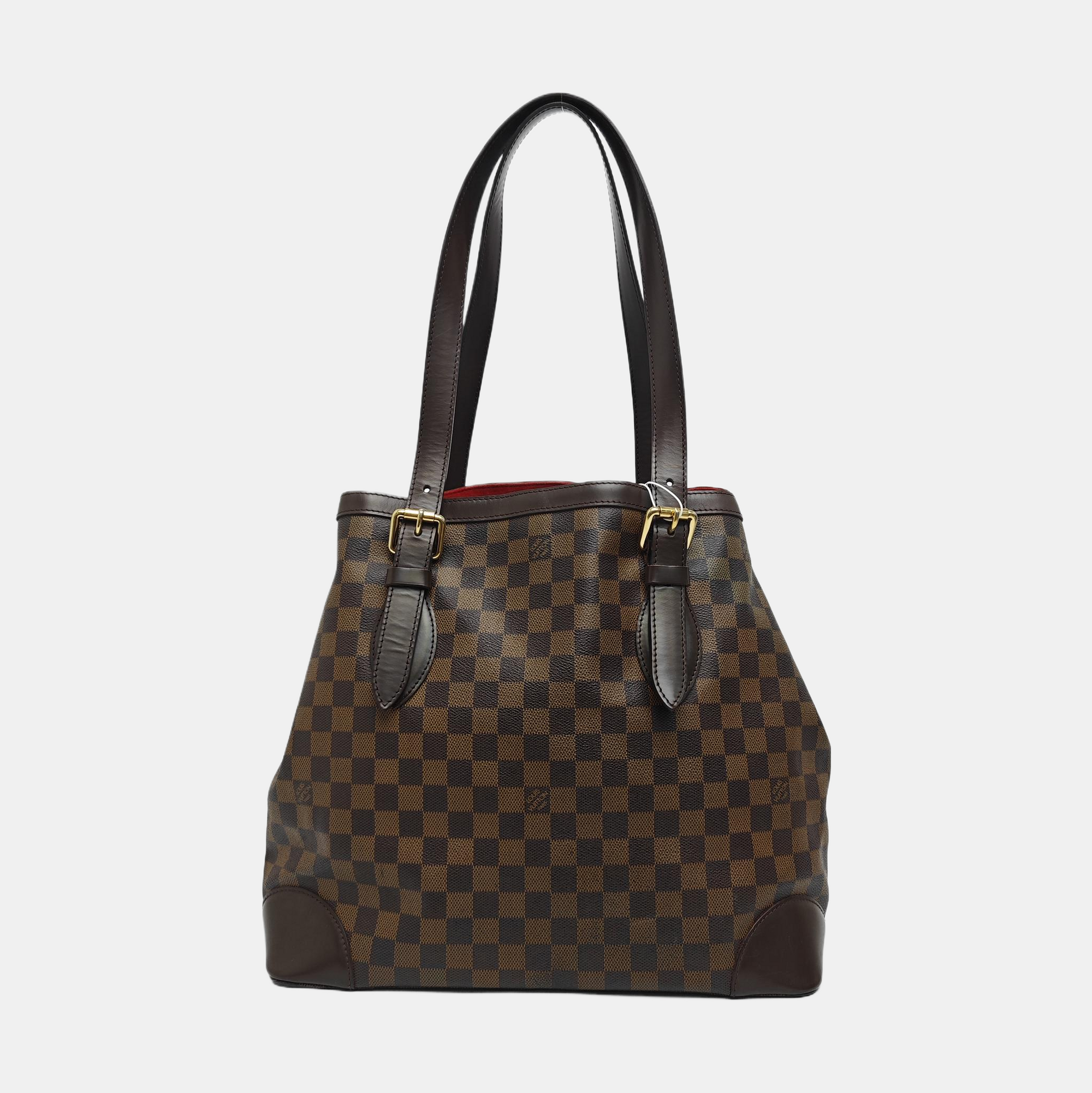 HAMPSTEAD GM Damier Ebene Coated Canvas Brown