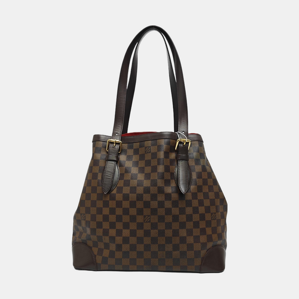 HAMPSTEAD GM Damier Ebene Coated Canvas Brown