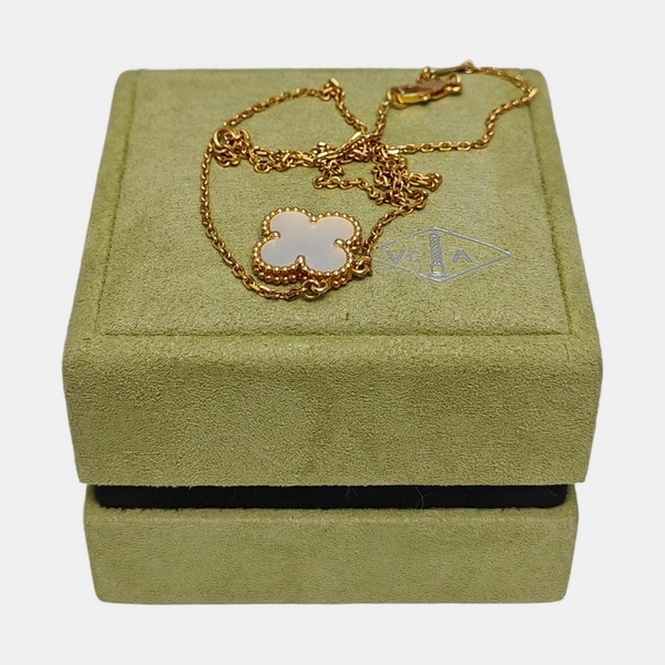 Vintage Alhambra 18k Gold Necklace
