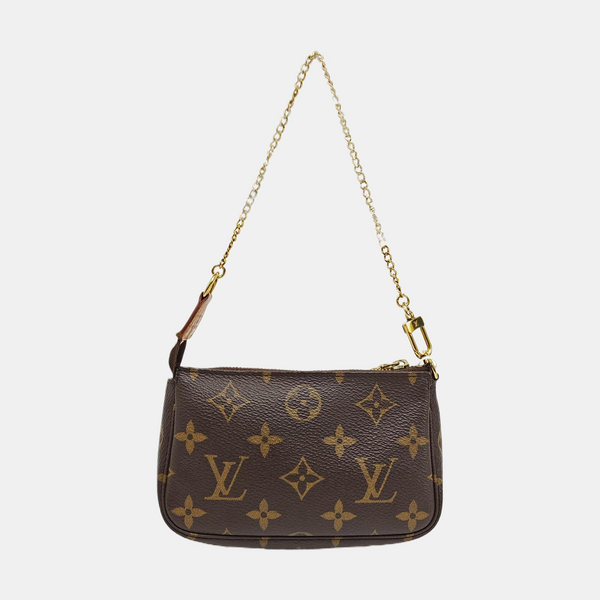 ACCESSOIRES Mini Monogram Coated Canvas Brown