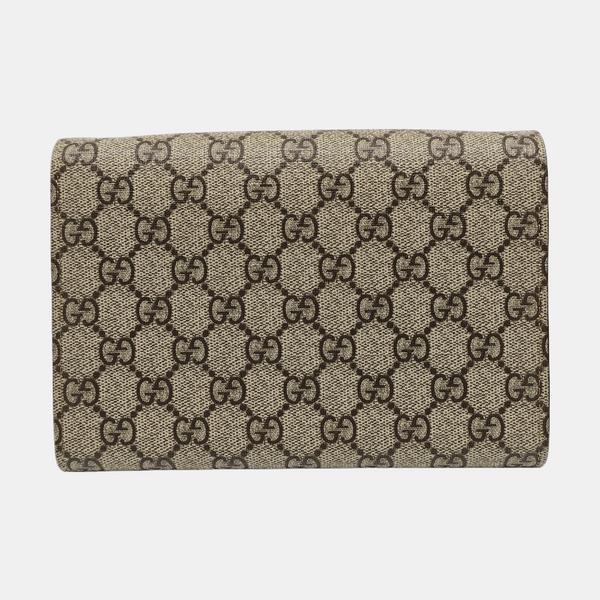 Dionysus Monogram Coated Canvas Beige