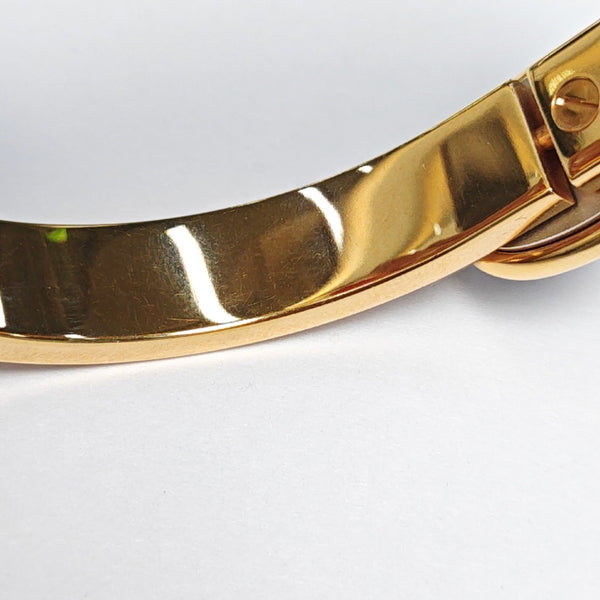 Chaine D'ancre Metal Gold Bangle