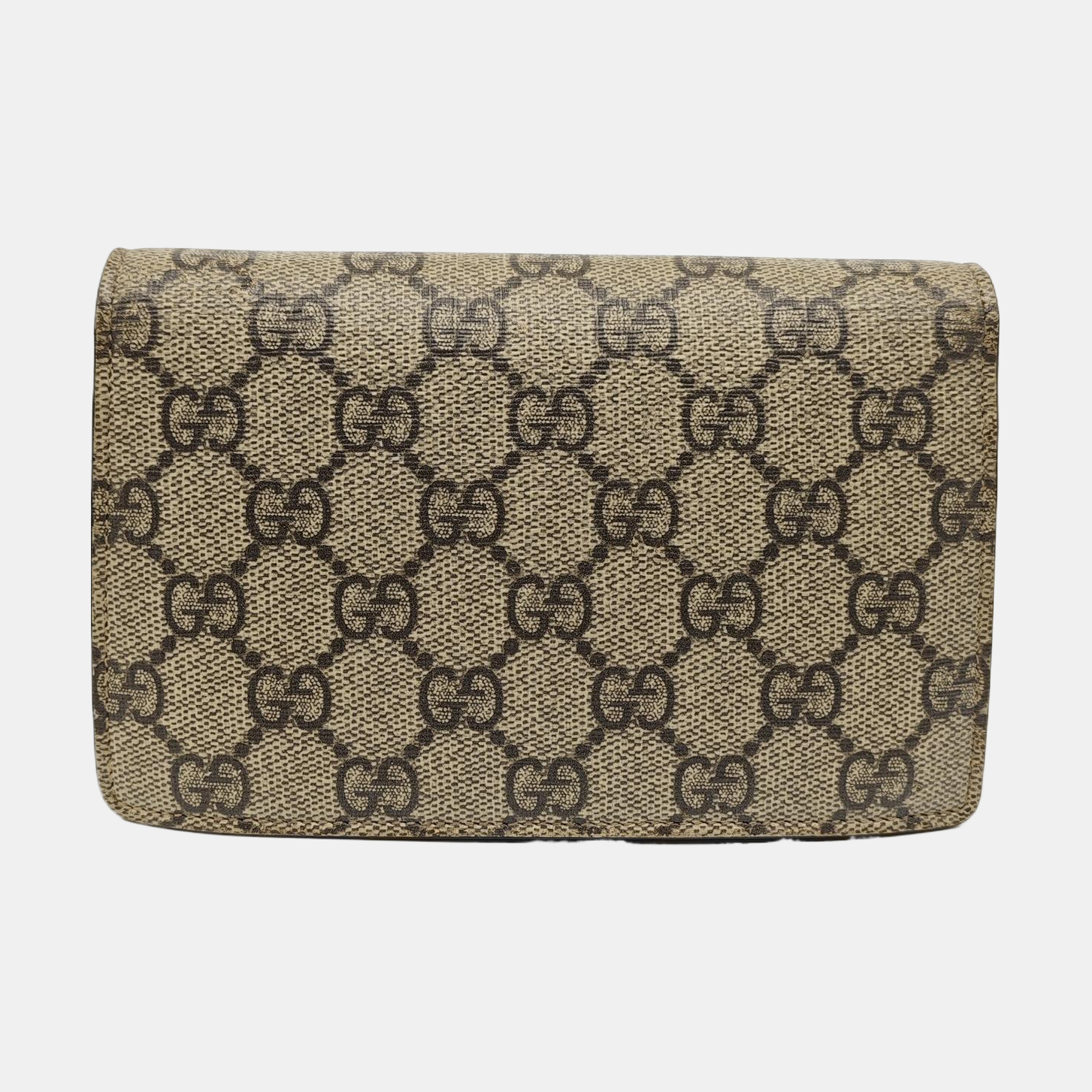 Dionysus Super Mini Monogram Coated Canvas Beige