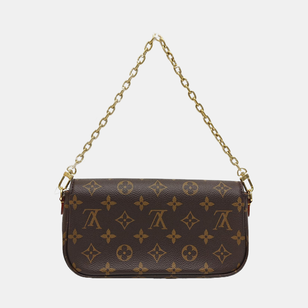 IVY Monogram Coated Canvas Brown