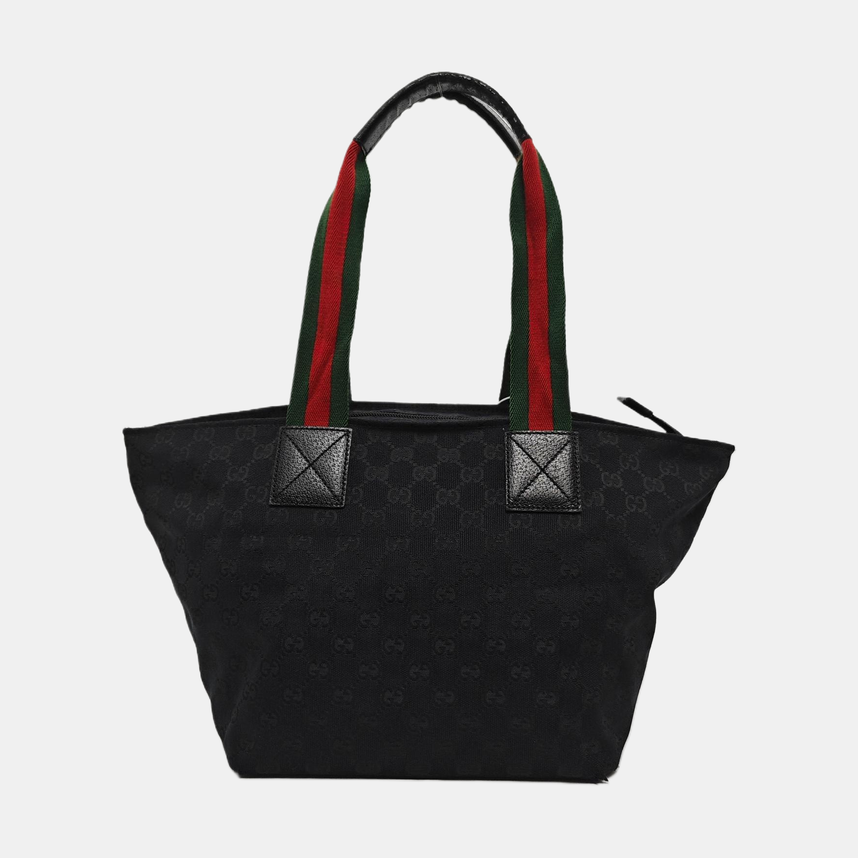 Monogram Canvas Tote Bag Black