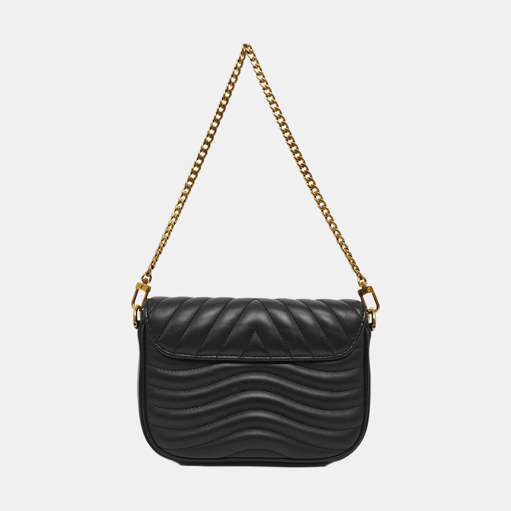 NEW WAVE Quilted Calfskin Black