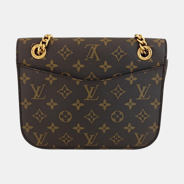 PASSY Monogram Coated Canvas Brown
