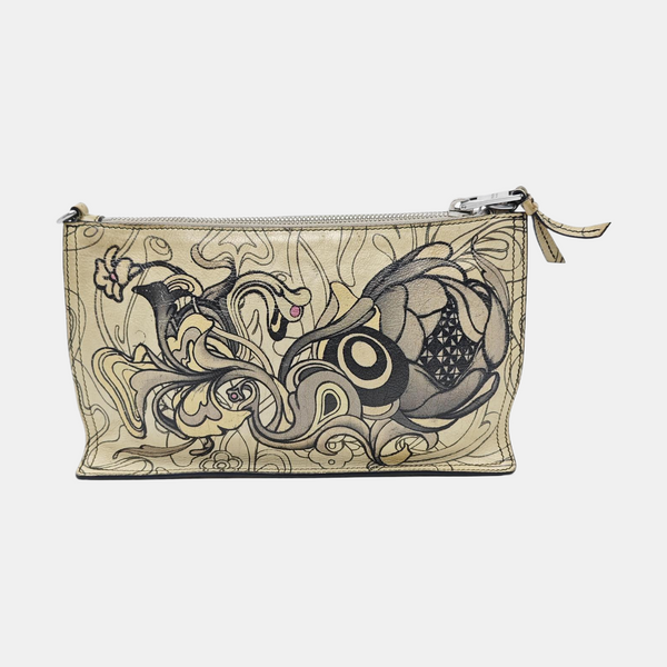 Calfskin Shoulder Bag White