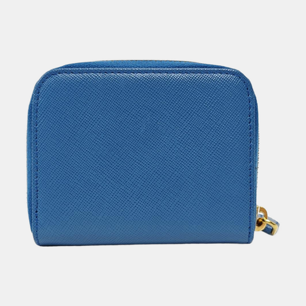 Calfskin Card Holder Blue