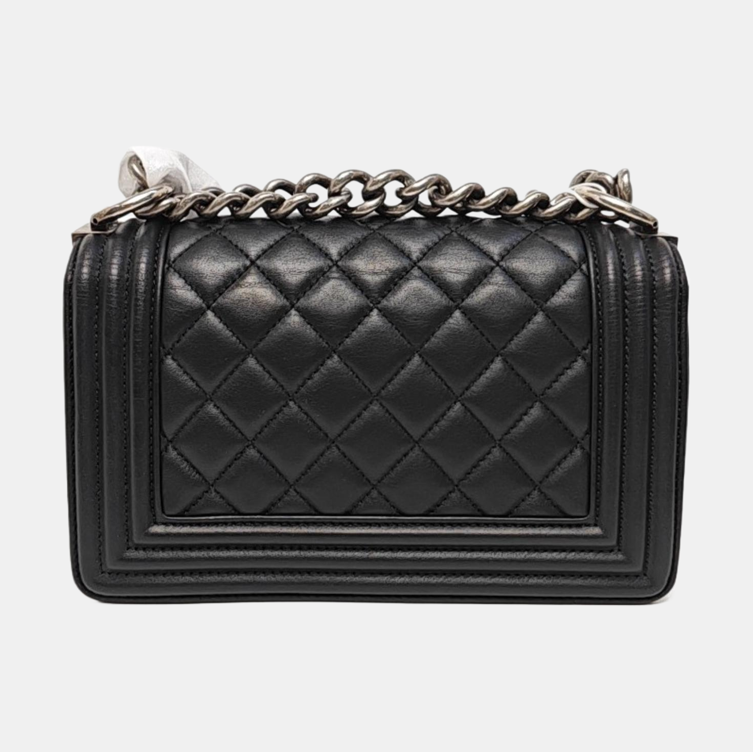 BOY CHANEL Small Quilted Calfskin Black