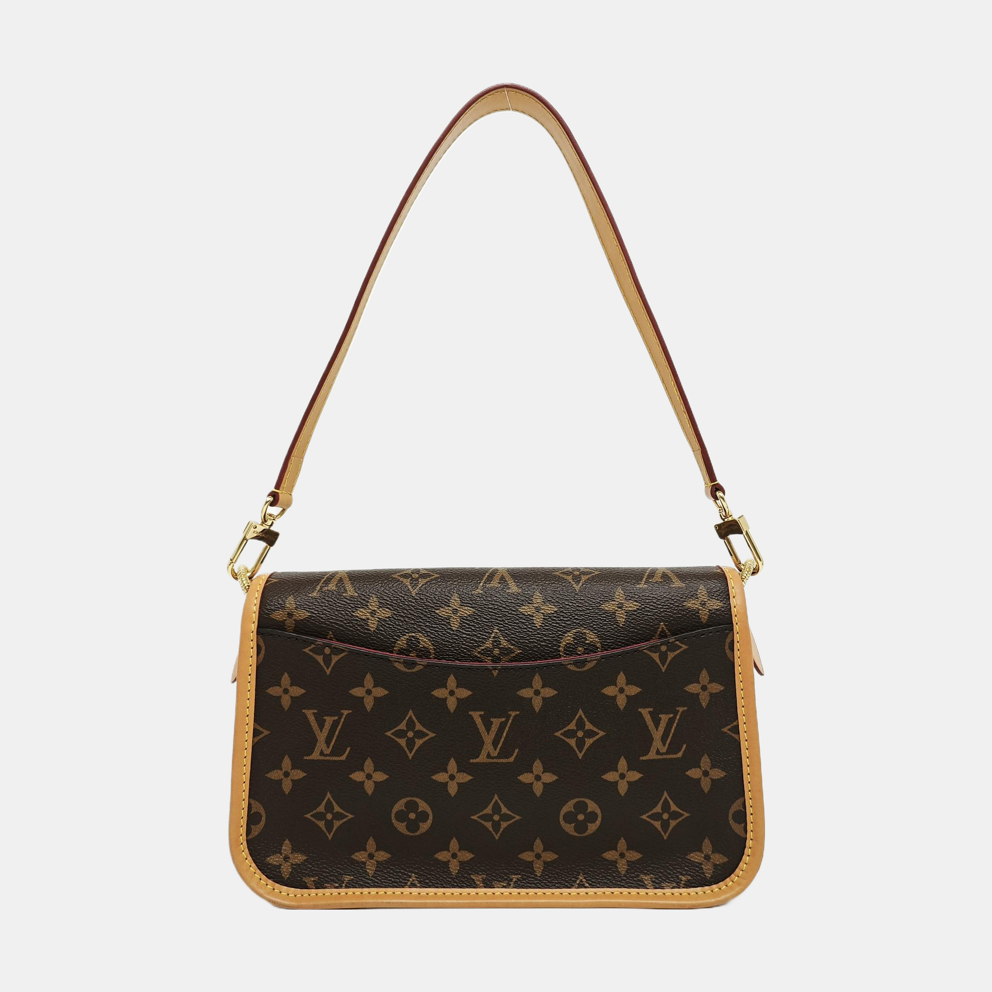 DIANE Monogram Coated Canvas Brown