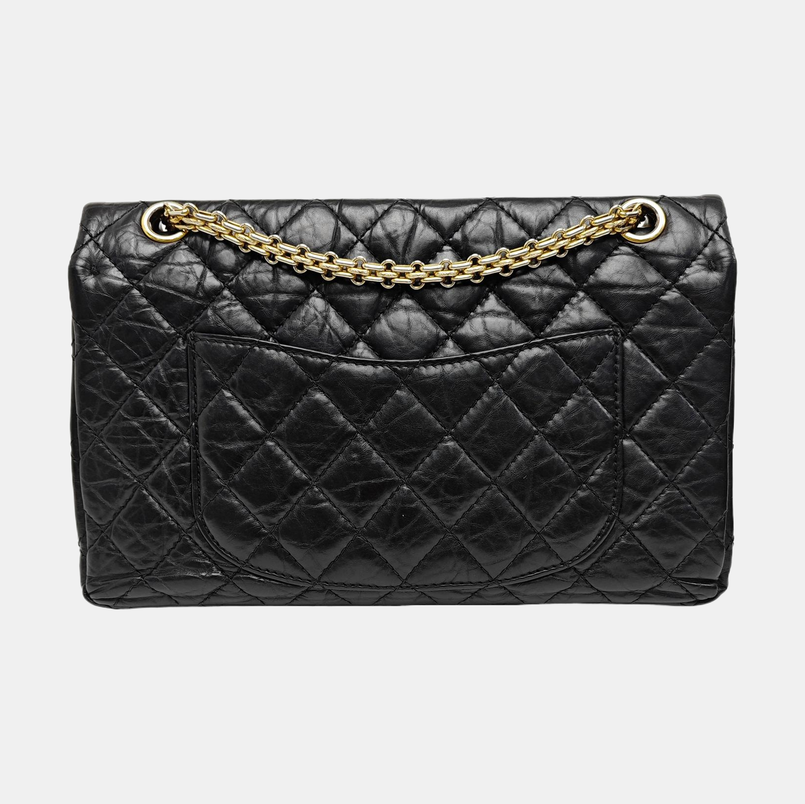 2.55 227 (jumbo) Quilted Calfskin Black