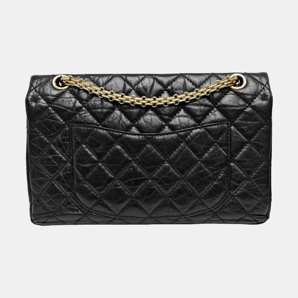 2.55 227 (jumbo) Quilted Calfskin Black