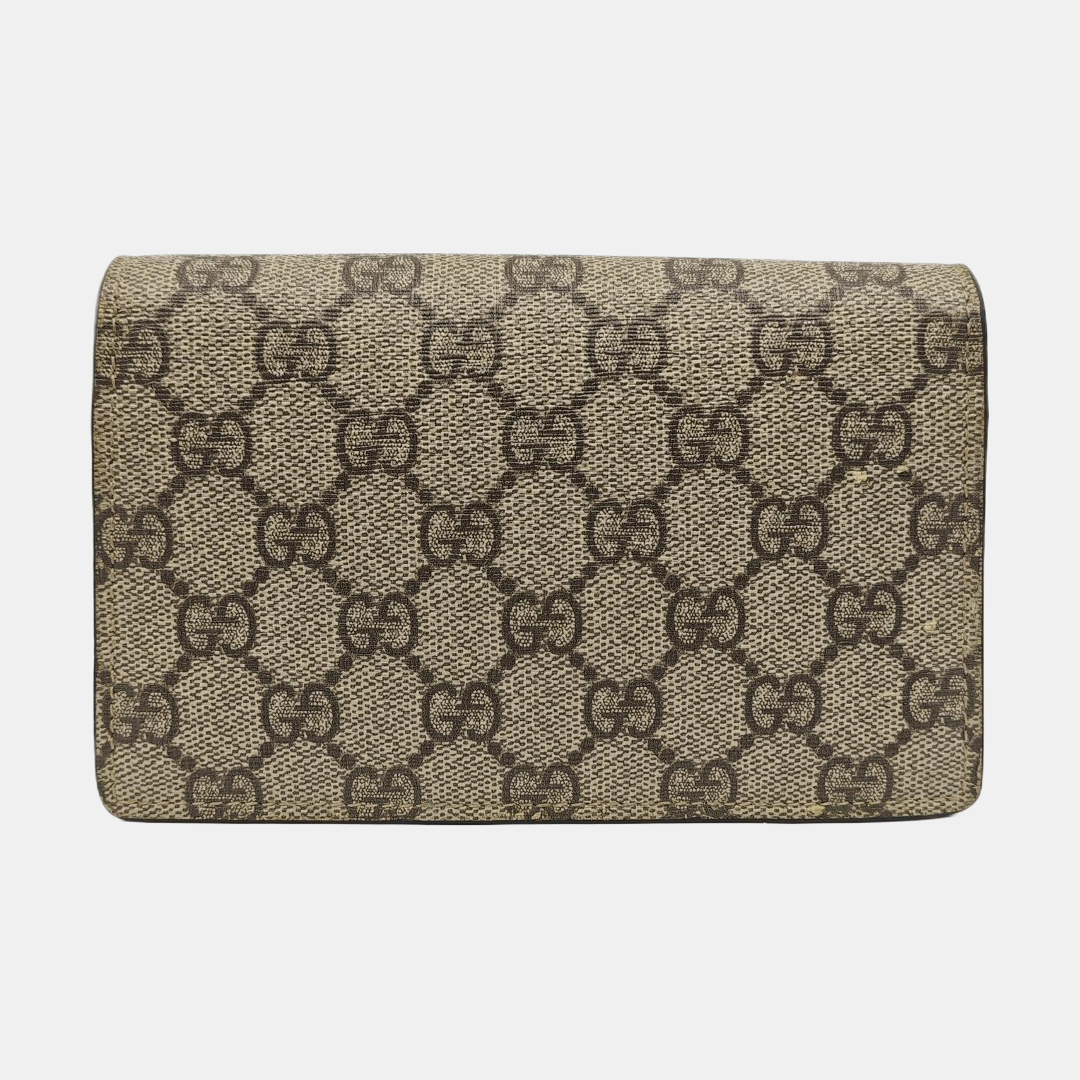 Dionysus Super Mini Monogram Coated Canvas Beige