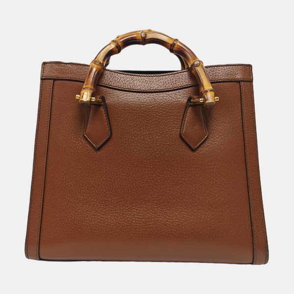 Diana Small Calfskin Brown