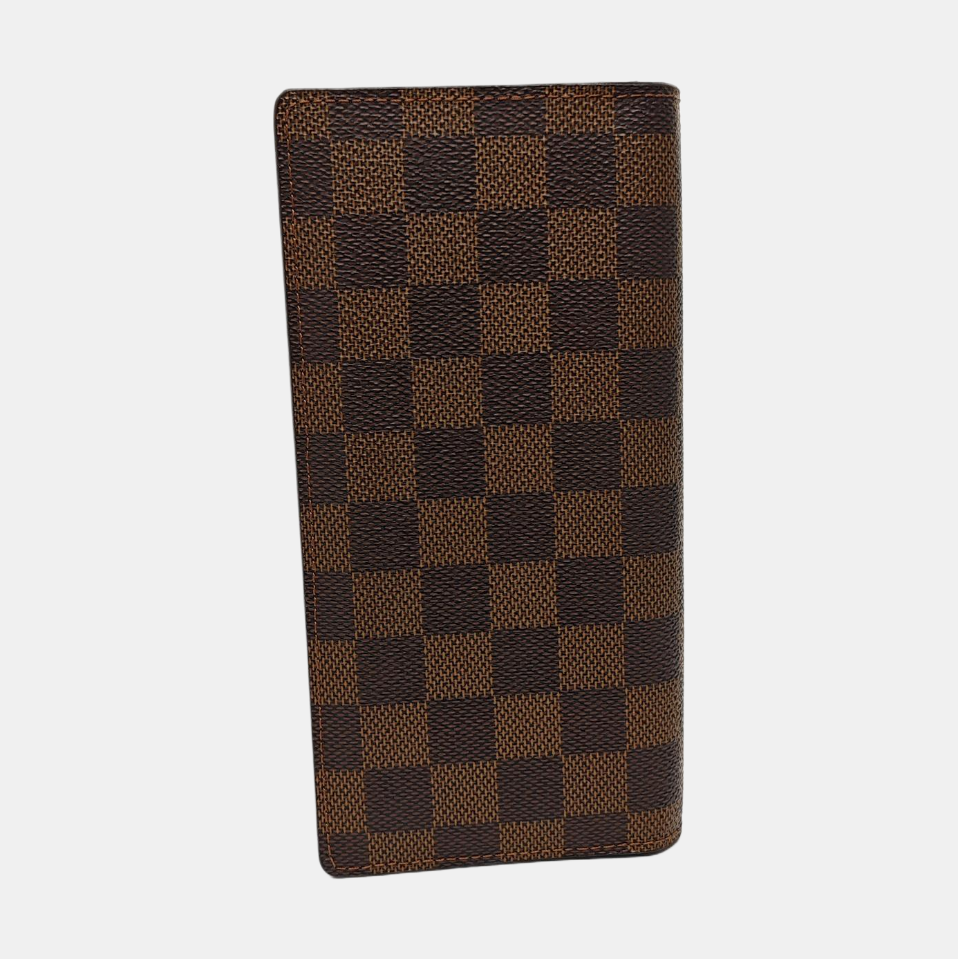 Damier Ebene Coated Canvas Wallet Brown