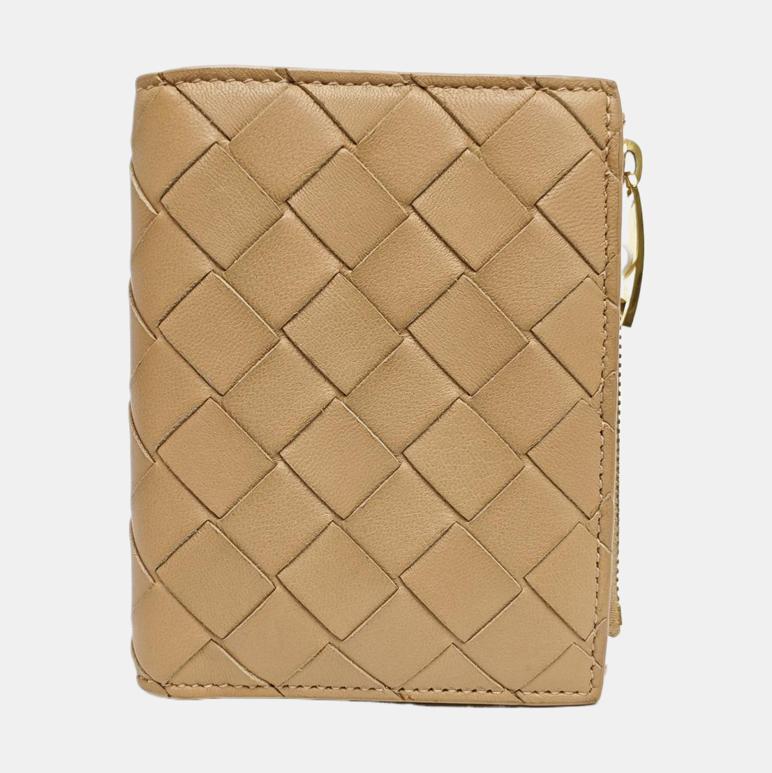 Calfskin Wallet Mini Gray