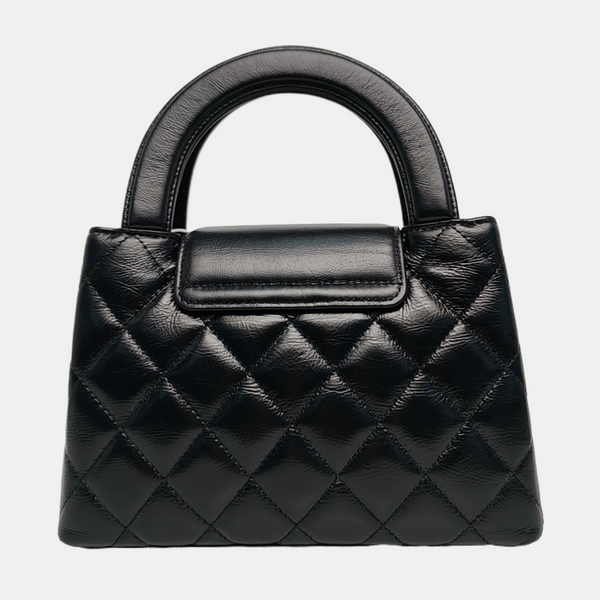 KELLY Mini Quilted Calfskin Black