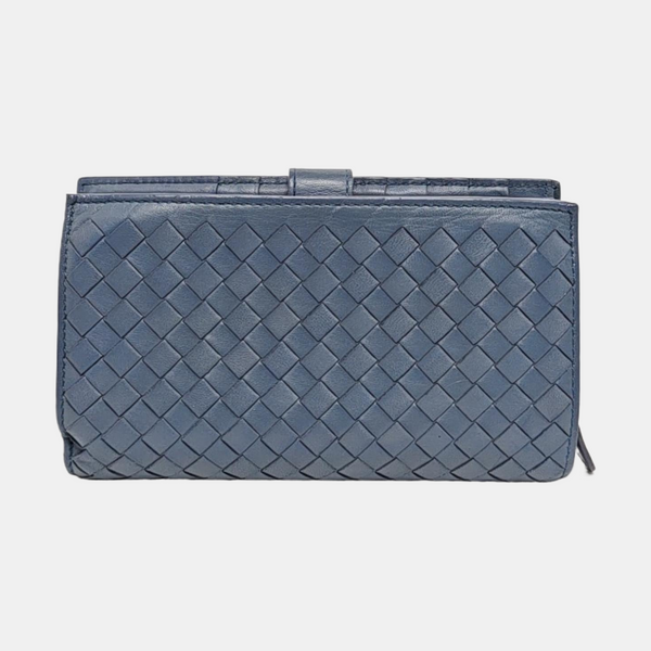 Lambskin Wallet Blue