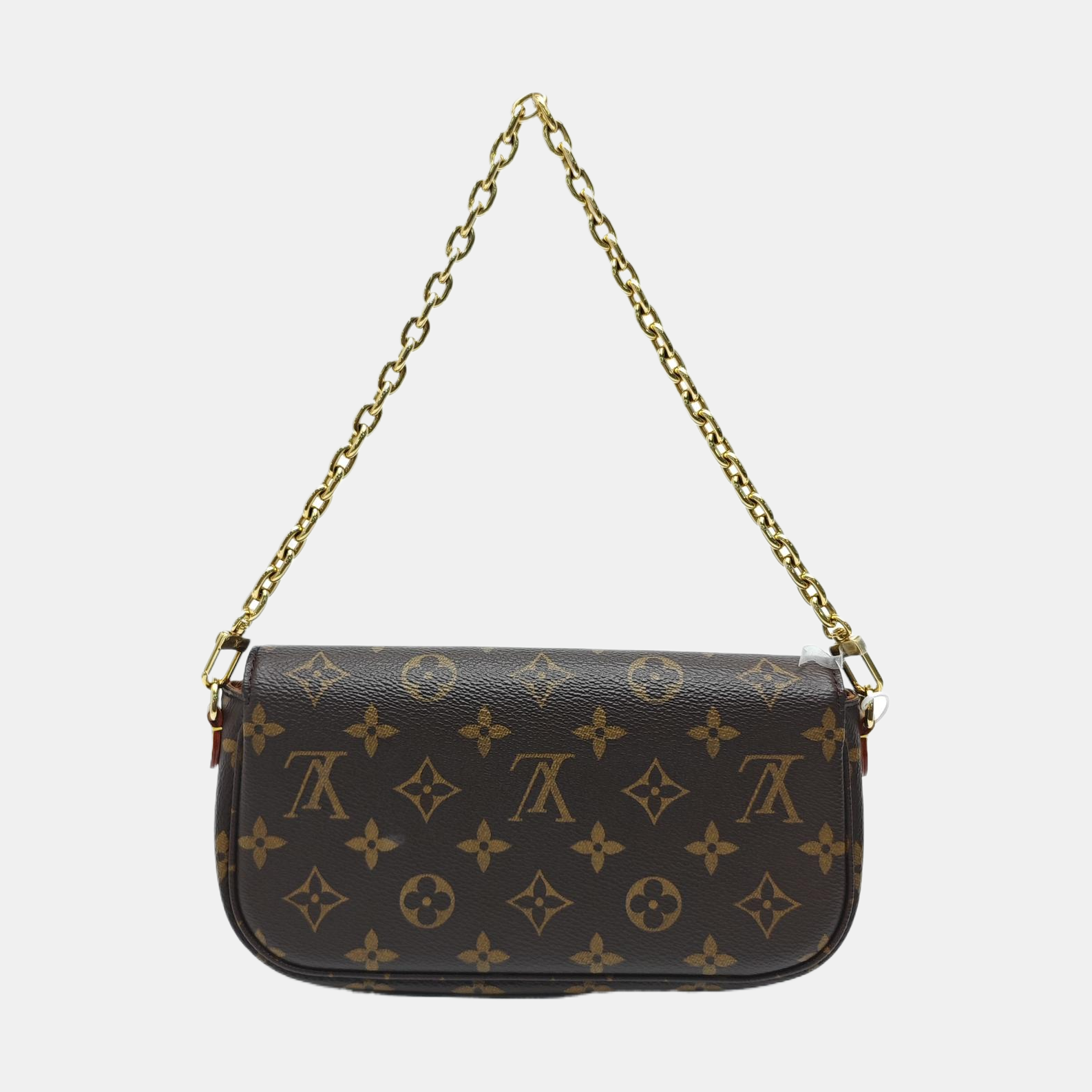 IVY Monogram Coated Canvas Brown