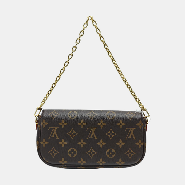 IVY Monogram Coated Canvas Brown
