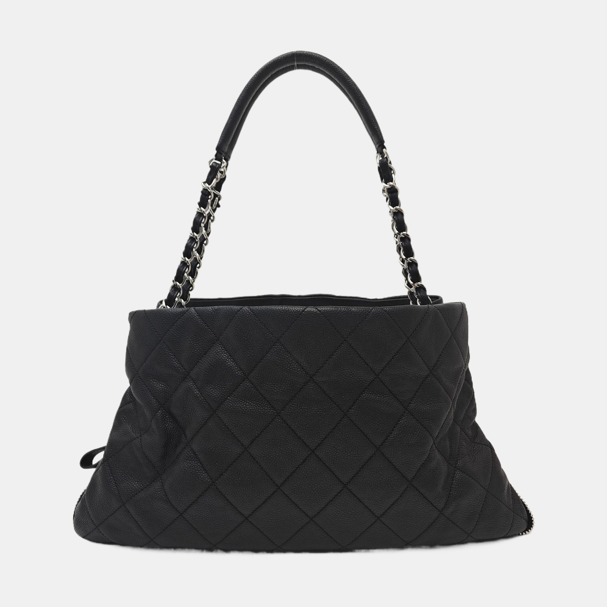 CC TIMELESS SOFT Quilted Grained Calfskin Black